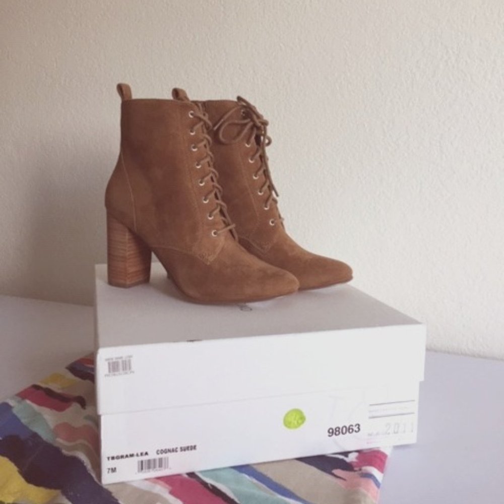 Treasure & Bond Boots-Gram Lace-Up, Brown, Size 7